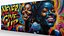 Cartellone pubblicitario in legno Graffiti v7