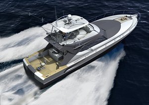 60’ Sport Fisher High Detailed Model