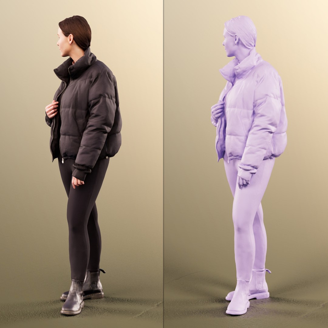 3D 11912 Rachel - Woman Standing Turning Around - TurboSquid 1792420