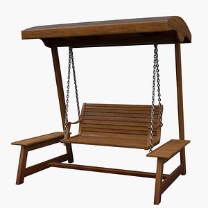 Garden Swing Set 3D