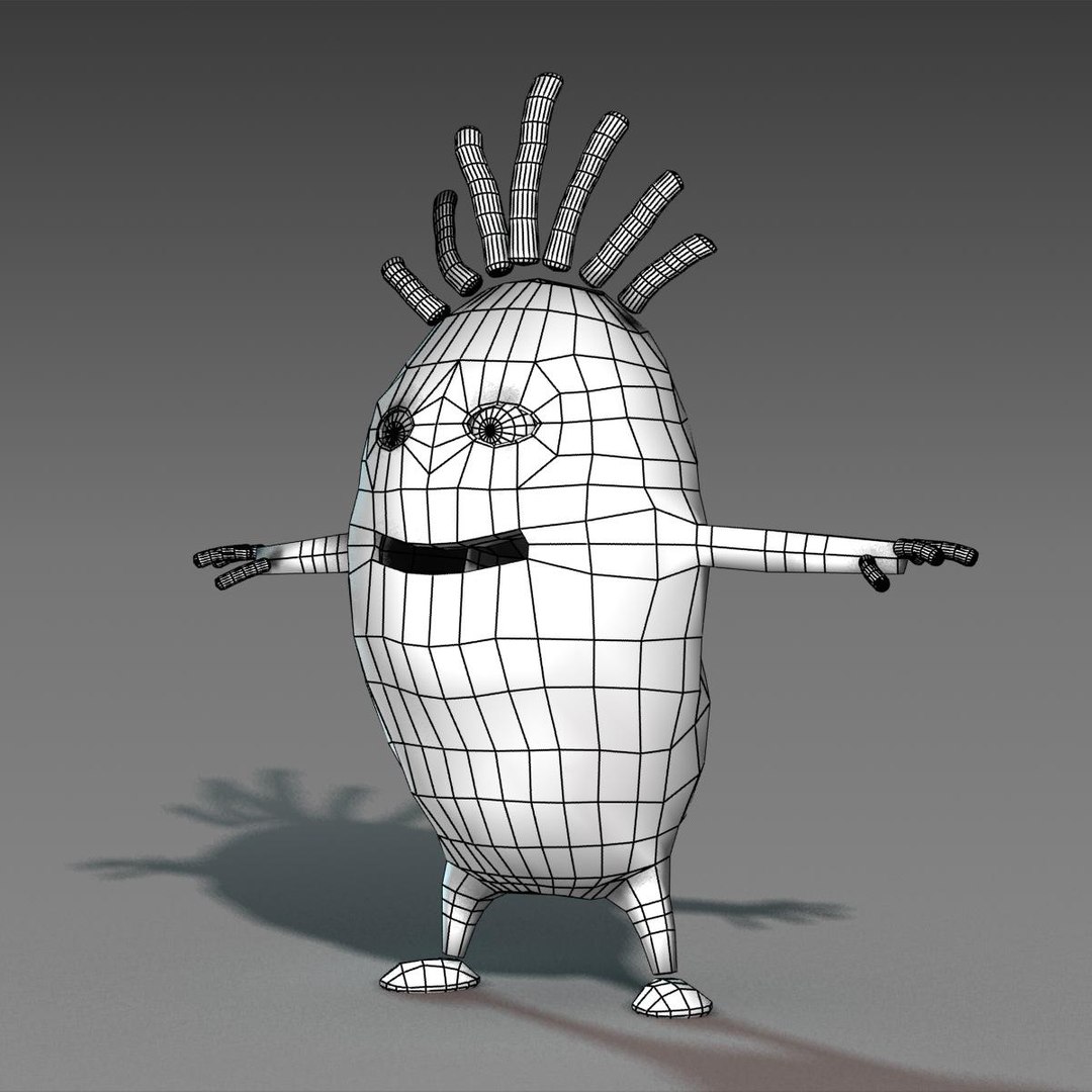 3ds Max Character Cartoon Style Potato