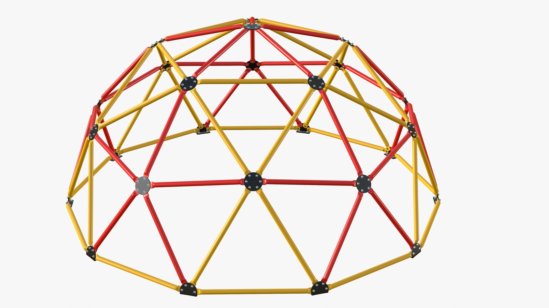 Geodesic Dome V2 Playground Climber 3D Model - TurboSquid 1903773