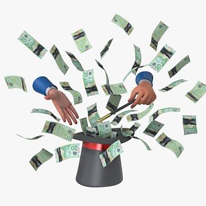 Canada 20 Dollar Magic Hat Money model