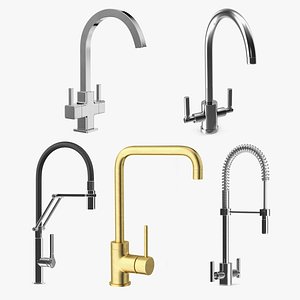 Kitchen Taps Collection 3 model
