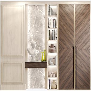 Wardrobe-hallway with decor