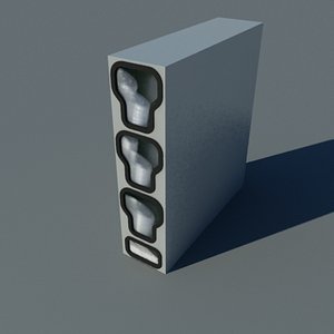 3d lid dispenser model