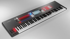 synthesizer 3D model