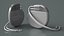 Implantable Cardiac Pacemaker with Leads Silver