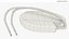 Implantable Cardiac Pacemaker with Leads Silver