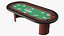 Casino Card Game Tables Collection model