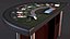Casino Card Game Tables Collection model