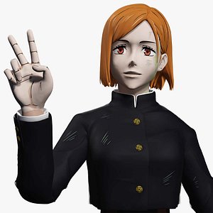 palworld Nobara Kugisaki Low-poly model