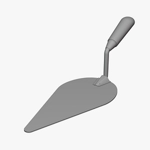 Masonry Trowel - Geometry Only No Textures No Materials