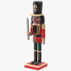 Christmas Nutcracker 4 with Black Fur model