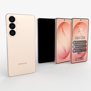 Samsung Galaxy S26 Pink Gold 3D model