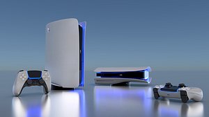 ps5 3D model