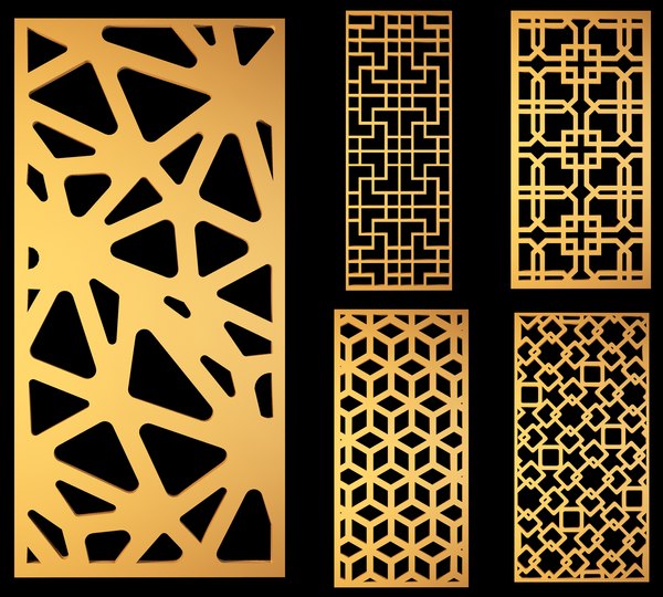 modelo 3d decorative panels 3D model vol2 - TurboSquid 1958571