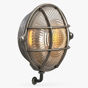 3D Industrial Wall Lamp 1
