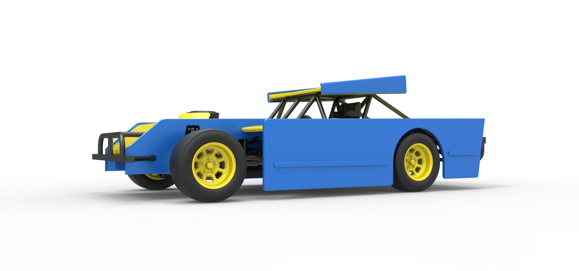 Figure 8 Modified Stock Car Scale 1 To 25 3D - TurboSquid 2432785