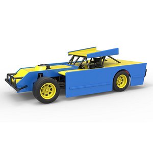 Figure 8 Modified stock car Scale 1 to 25 3D