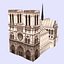 paris pack buildings arc 3d model