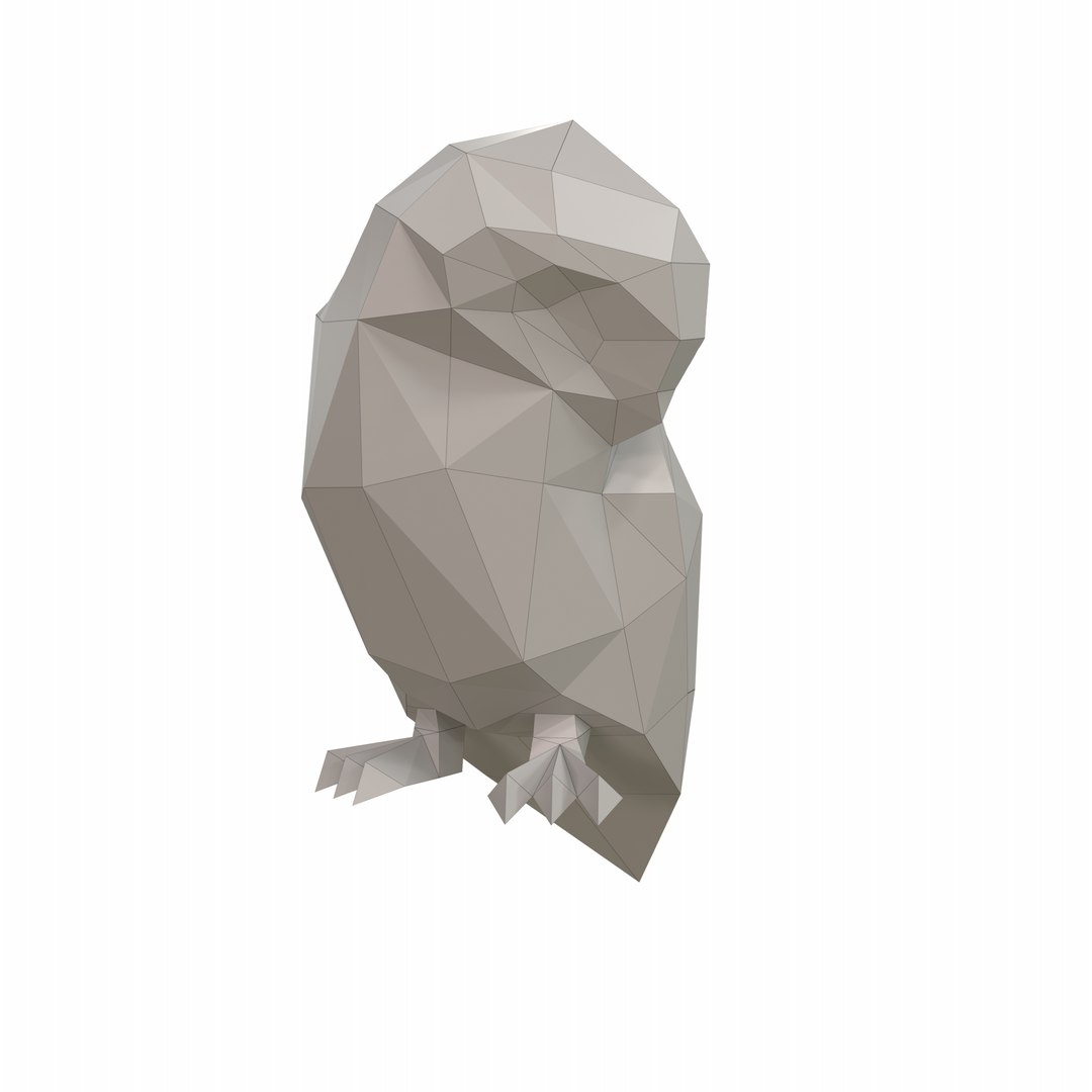 Low Poly Owl Model Origami 3D 3D Print Model 3D - TurboSquid 1815380