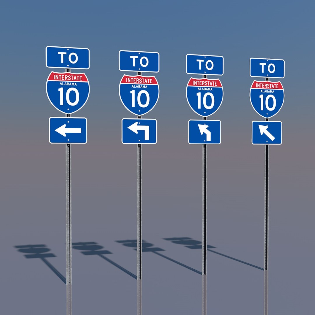 interstate 10 signs alabama c4d https://p.turbosquid.com/ts-thumb/y8/yD6eMg/XgNFfBSJ/tointerstate10leftturnalabama/jpg/1368631997/1920x1080/fit_q87/90948cbb2f2c71591f6424f4204ec6318b5ab26f/tointerstate10leftturnalabama.jpg
