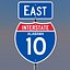 3D Alabama Interstate 10 Signs