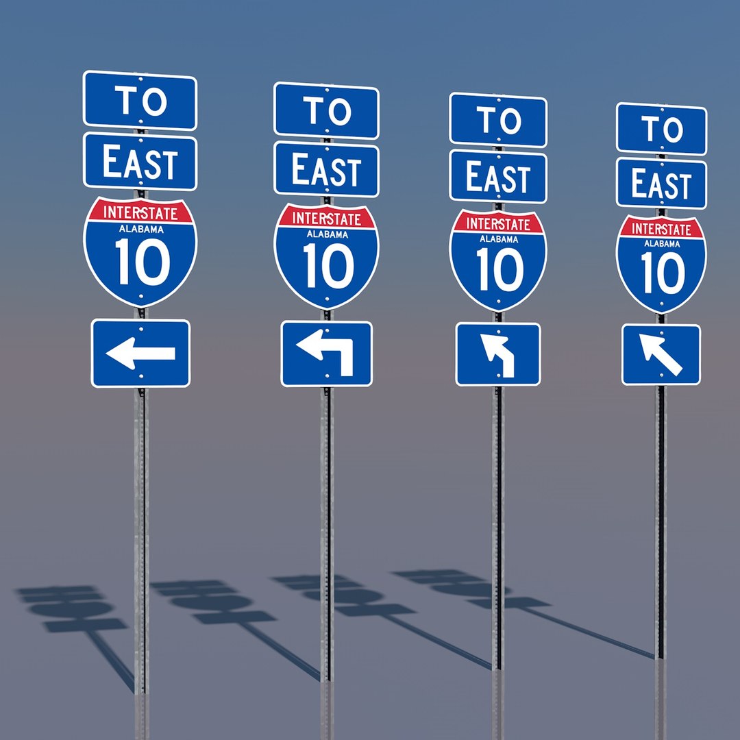 interstate 10 signs alabama c4d https://p.turbosquid.com/ts-thumb/y8/yD6eMg/wr36zBco/tointerstate10eastleftturnalabama/jpg/1368631997/1920x1080/fit_q87/2b8caec15411ace975a954cf6b84f2158111ea10/tointerstate10eastleftturnalabama.jpg