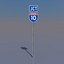 3D Alabama Interstate 10 Signs