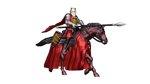 3D English Crusader Cavalry 4