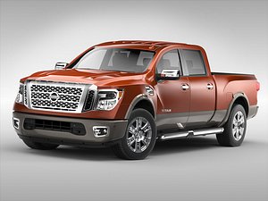 3d model nissan titan 2017