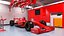 Race Car Garage and F1 Car