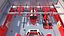 Race Car Garage and F1 Car
