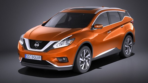 3D model nissan 2017 murano