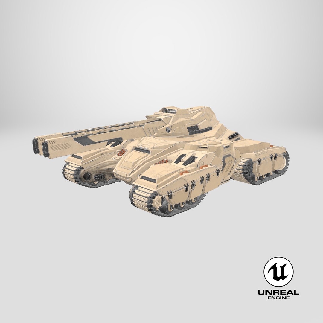 Sci Fi Artillery Battle Tank Sand Color 3D model https://p.turbosquid.com/ts-thumb/y9/HAjBq3/CB/stemcell_unreal_render/png/1734790608/1920x1080/fit_q87/9a67e42585ca48e85a546967e7ed3c1927ed6233/stemcell_unreal_render.jpg