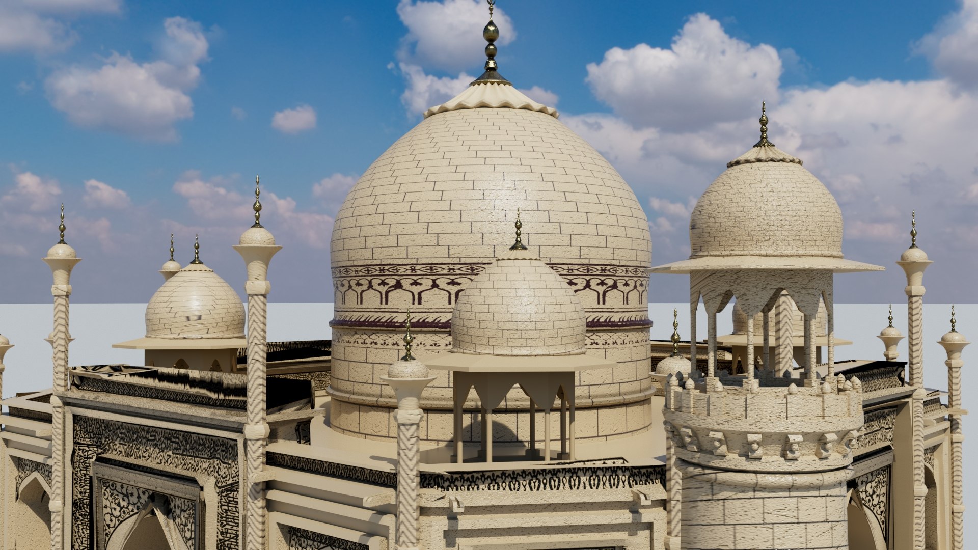 Taj Mahal 3D - TurboSquid 2330349