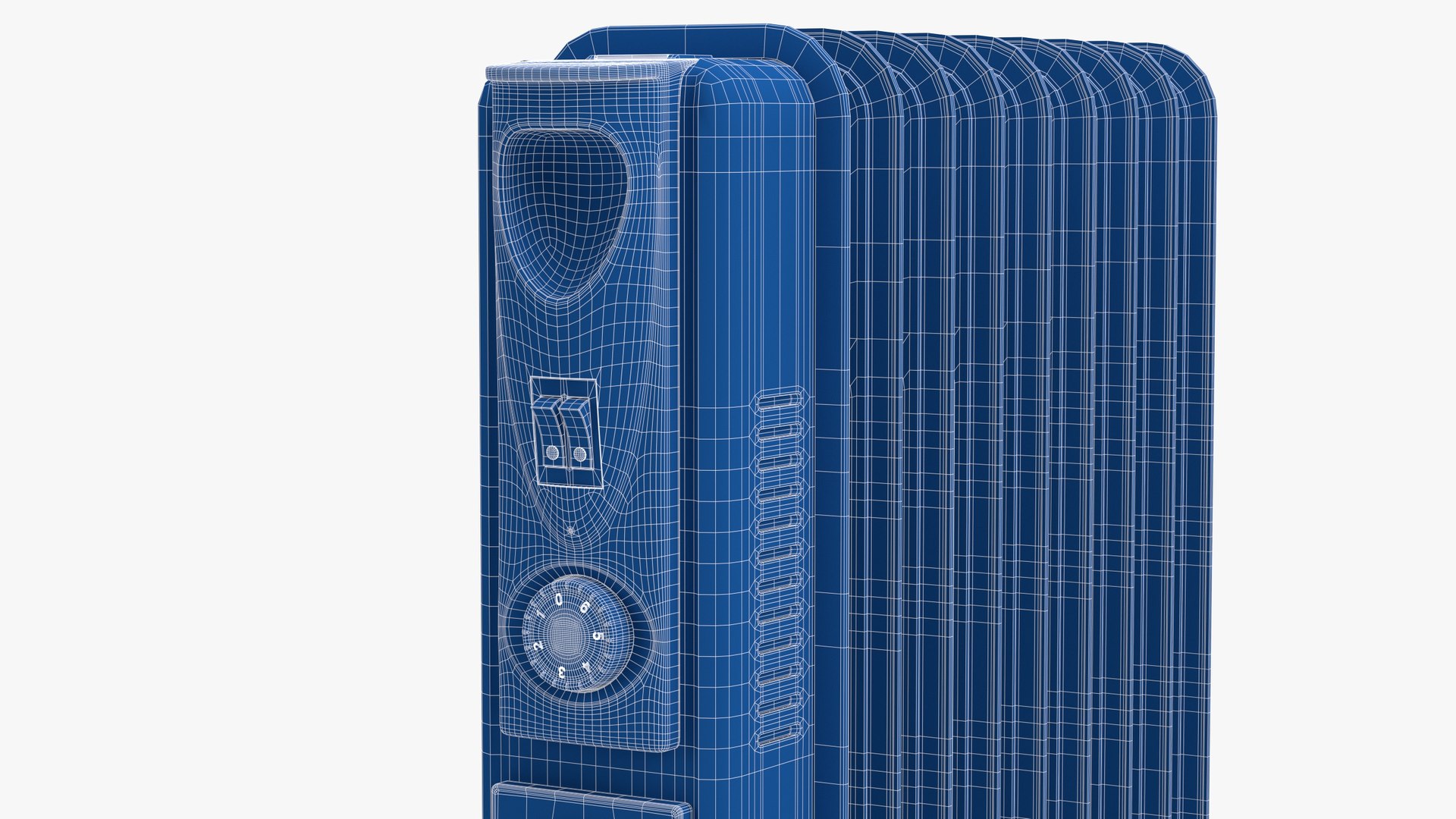 3D Model Oil Filled Radiator - TurboSquid 1717421