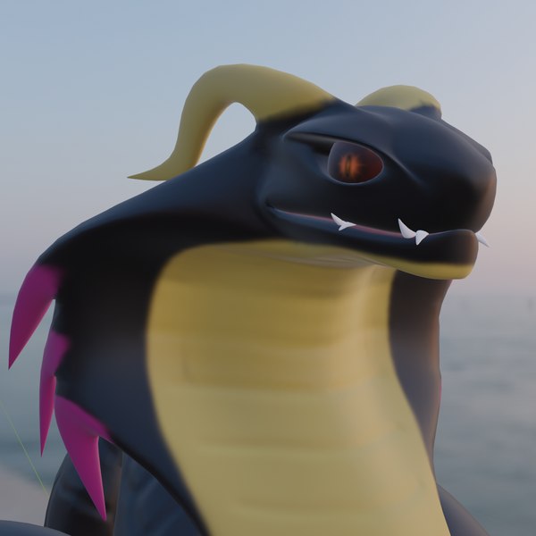 Cobra Snake-Lizard Low Poly Monster Dragon Reptilian 3D 모델 - TurboSquid ...