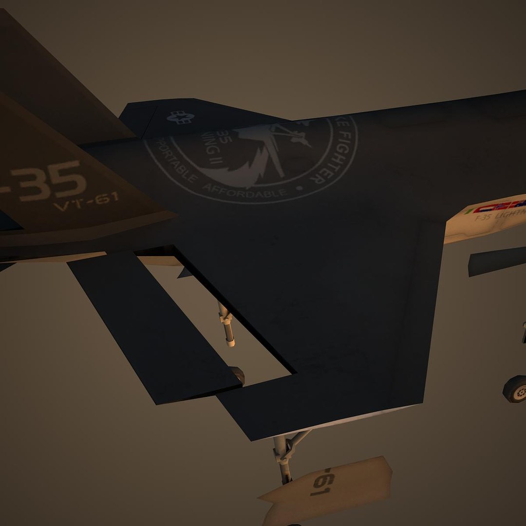 Lockheed Martin Basic Fighter 3d Model