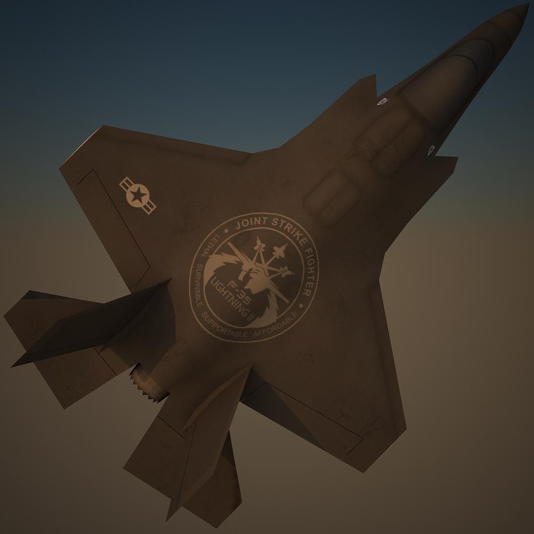 Lockheed Martin Basic Fighter 3d Model