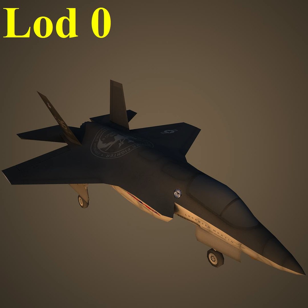 Lockheed Martin Basic Fighter 3d Model