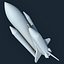 Modelo 3D de la NASA del transbordador espacial