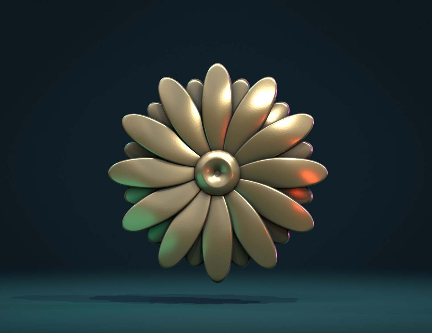 Daisy printable model - TurboSquid 1553177