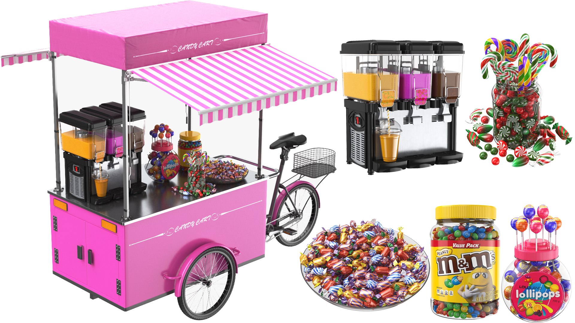 3D Two Detailed Candy Stands model https://p.turbosquid.com/ts-thumb/y9/WIndDb/jd/cart2/jpg/1694012043/1920x1080/fit_q87/ae66dc66274adfad81554c303ea0a5e2d2a75d4d/cart2.jpg