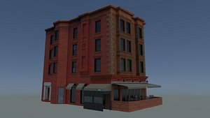 NYC Building With Restaurant