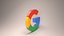 Google Logo 3D model