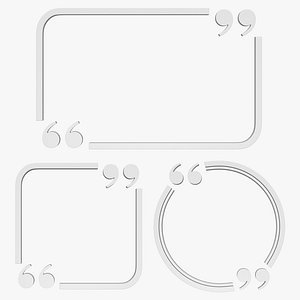Frames with Quotes 01v PBR 3D model