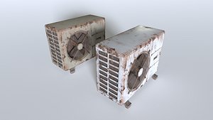 Rusty Rooftop AC hvac unit 3 model