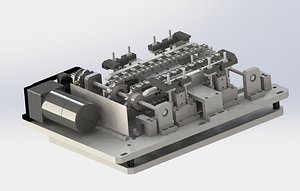 Chain convery with equidistant sending mechanism